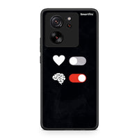 Thumbnail for Xiaomi 13T Heart Vs Brain Θήκη Αγίου Βαλεντίνου από τη Smartfits με σχέδιο στο πίσω μέρος και μαύρο περίβλημα | Smartphone case with colorful back and black bezels by Smartfits