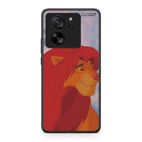 Thumbnail for Xiaomi 13T Lion Love 1 Θήκη Αγίου Βαλεντίνου από τη Smartfits με σχέδιο στο πίσω μέρος και μαύρο περίβλημα | Smartphone case with colorful back and black bezels by Smartfits