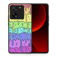 Thumbnail for Θήκη Xiaomi 13T Melting Rainbow από τη Smartfits με σχέδιο στο πίσω μέρος και μαύρο περίβλημα | Xiaomi 13T Melting Rainbow case with colorful back and black bezels