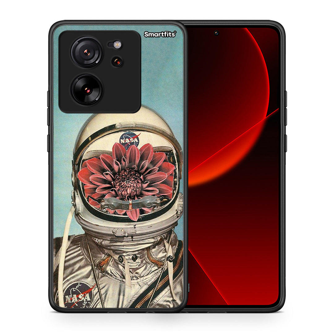 Θήκη Xiaomi 13T Nasa Bloom από τη Smartfits με σχέδιο στο πίσω μέρος και μαύρο περίβλημα | Xiaomi 13T Nasa Bloom case with colorful back and black bezels