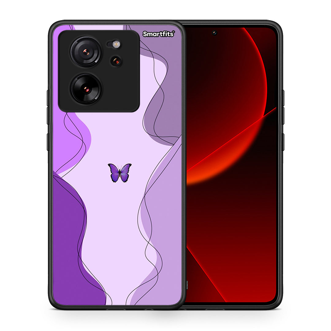 Purple Mariposa - Xiaomi 13T case