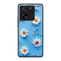 Thumbnail for Xiaomi 13T Real Daisies θήκη από τη Smartfits με σχέδιο στο πίσω μέρος και μαύρο περίβλημα | Smartphone case with colorful back and black bezels by Smartfits