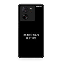 Thumbnail for Xiaomi 13T Salute θήκη από τη Smartfits με σχέδιο στο πίσω μέρος και μαύρο περίβλημα | Smartphone case with colorful back and black bezels by Smartfits