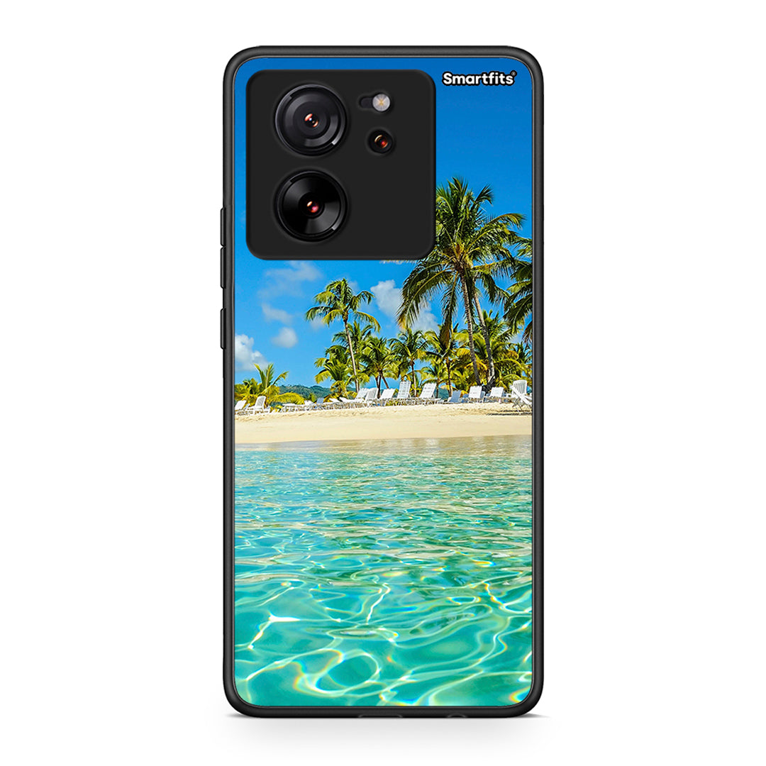 Xiaomi 13T Tropical Vibes Θήκη από τη Smartfits με σχέδιο στο πίσω μέρος και μαύρο περίβλημα | Smartphone case with colorful back and black bezels by Smartfits