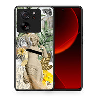 Thumbnail for Θήκη Xiaomi 13T Woman Statue από τη Smartfits με σχέδιο στο πίσω μέρος και μαύρο περίβλημα | Xiaomi 13T Woman Statue case with colorful back and black bezels