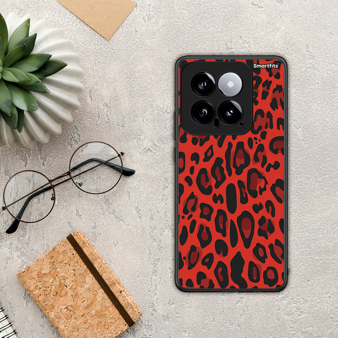 Animal Red Leopard - Xiaomi 14 5G case