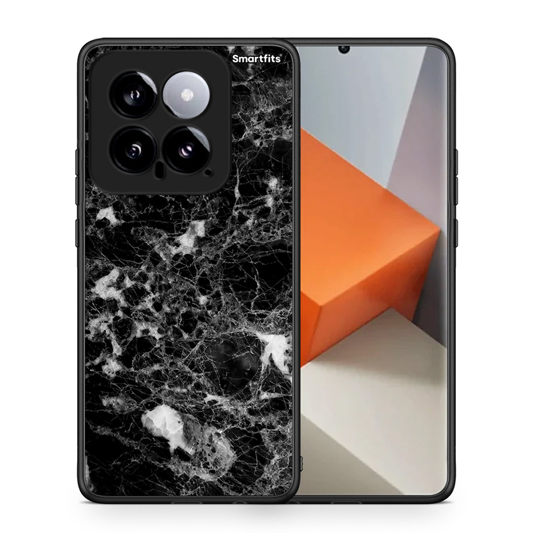 Θήκη Xiaomi 14 5G Male Marble από τη Smartfits με σχέδιο στο πίσω μέρος και μαύρο περίβλημα | Xiaomi 14 5G Male Marble case with colorful back and black bezels