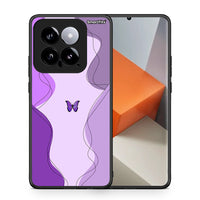 Thumbnail for Purple Mariposa - Xiaomi 14 5G case