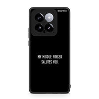 Thumbnail for Xiaomi 14 5G Salute θήκη από τη Smartfits με σχέδιο στο πίσω μέρος και μαύρο περίβλημα | Smartphone case with colorful back and black bezels by Smartfits