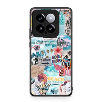 Thumbnail for Xiaomi 14 5G Summer Vibes Θήκη από τη Smartfits με σχέδιο στο πίσω μέρος και μαύρο περίβλημα | Smartphone case with colorful back and black bezels by Smartfits