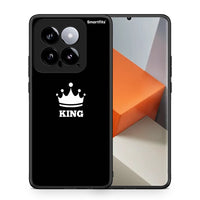 Thumbnail for Θήκη Xiaomi 14 5G King Valentine από τη Smartfits με σχέδιο στο πίσω μέρος και μαύρο περίβλημα | Xiaomi 14 5G King Valentine case with colorful back and black bezels