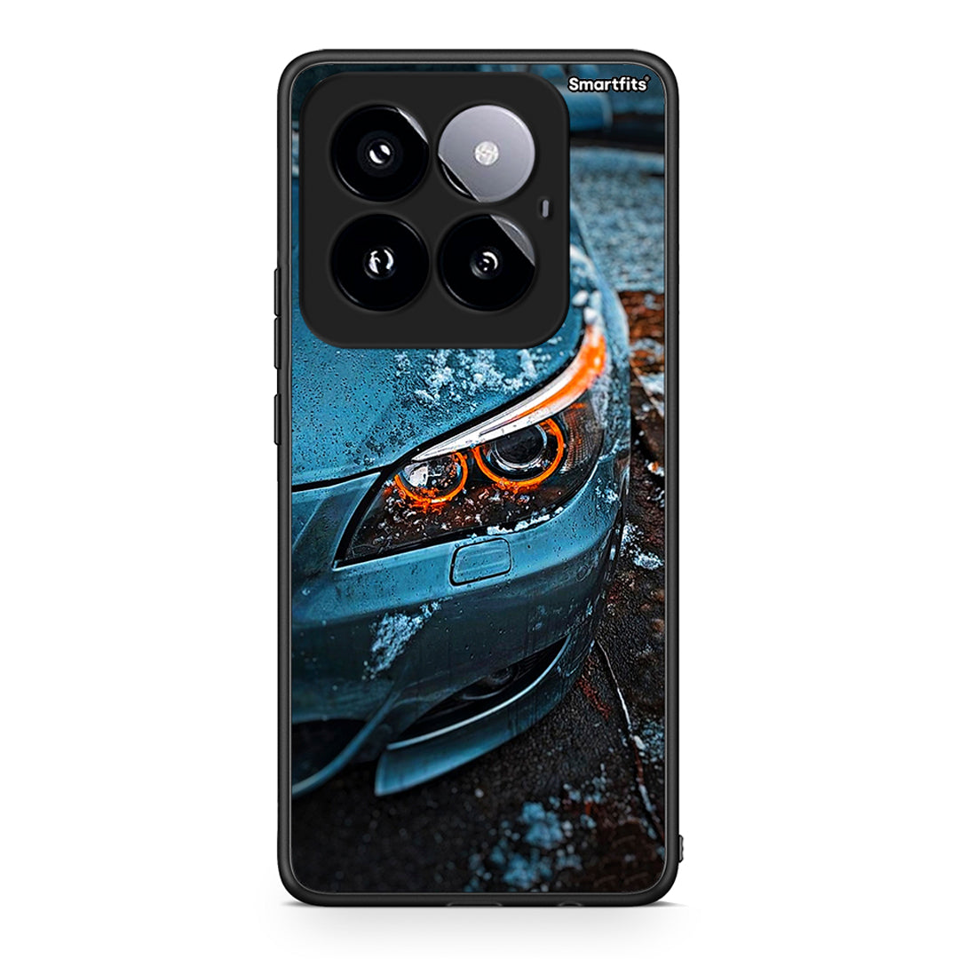 Xiaomi 14 Pro 5G Bmw E60 Θήκη από τη Smartfits με σχέδιο στο πίσω μέρος και μαύρο περίβλημα | Smartphone case with colorful back and black bezels by Smartfits