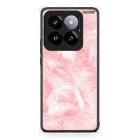 Thumbnail for 33 - Xiaomi 14 Pro 5G Pink Feather Boho case, cover, bumper