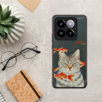 Thumbnail for Cat Goldfish - Xiaomi 14 Pro 5G case