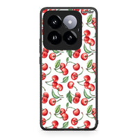 Thumbnail for Xiaomi 14 Pro 5G Cherry Summer θήκη από τη Smartfits με σχέδιο στο πίσω μέρος και μαύρο περίβλημα | Smartphone case with colorful back and black bezels by Smartfits