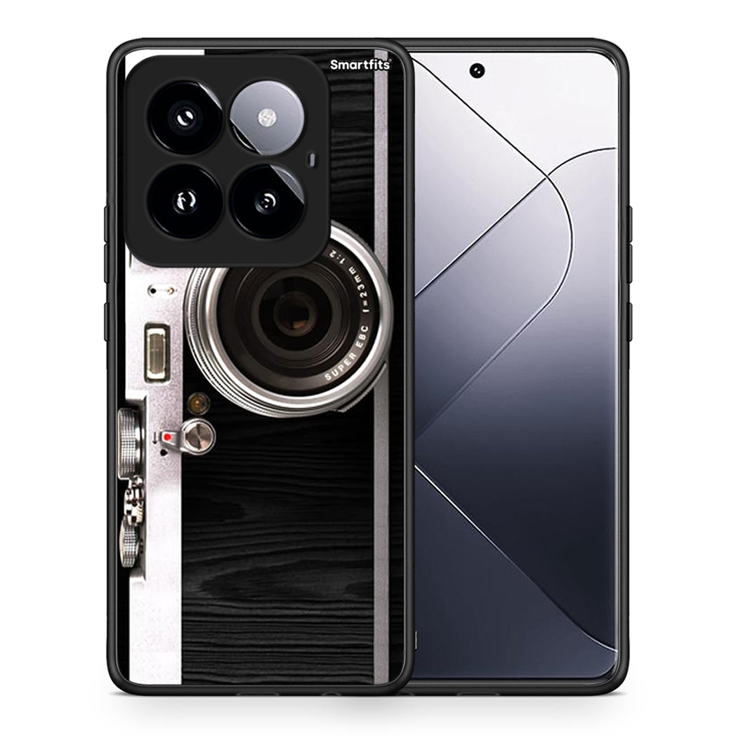 Θήκη Xiaomi 14 Pro 5G Emily In Paris από τη Smartfits με σχέδιο στο πίσω μέρος και μαύρο περίβλημα | Xiaomi 14 Pro 5G Emily In Paris case with colorful back and black bezels