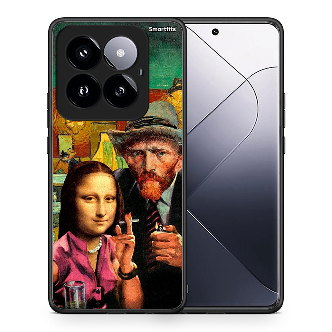 Θήκη Xiaomi 14 Pro 5G Funny Art από τη Smartfits με σχέδιο στο πίσω μέρος και μαύρο περίβλημα | Xiaomi 14 Pro 5G Funny Art case with colorful back and black bezels