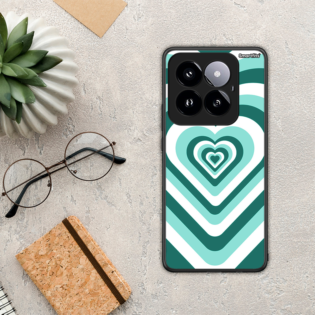 Green Hearts - Xiaomi 14 Pro 5G case