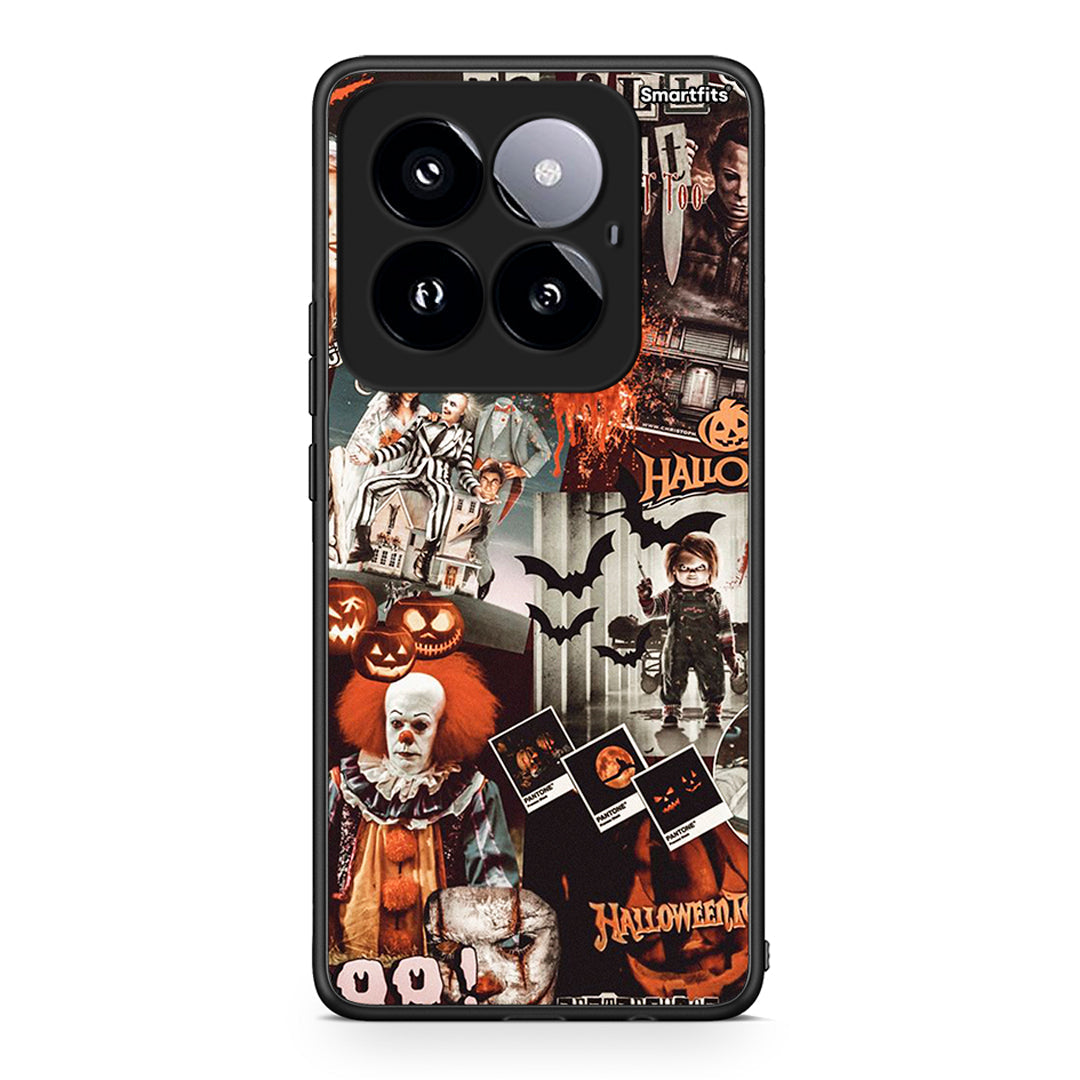 Xiaomi 14 Pro 5G Halloween Spooky Season Θήκη από τη Smartfits με σχέδιο στο πίσω μέρος και μαύρο περίβλημα | Smartphone case with colorful back and black bezels by Smartfits