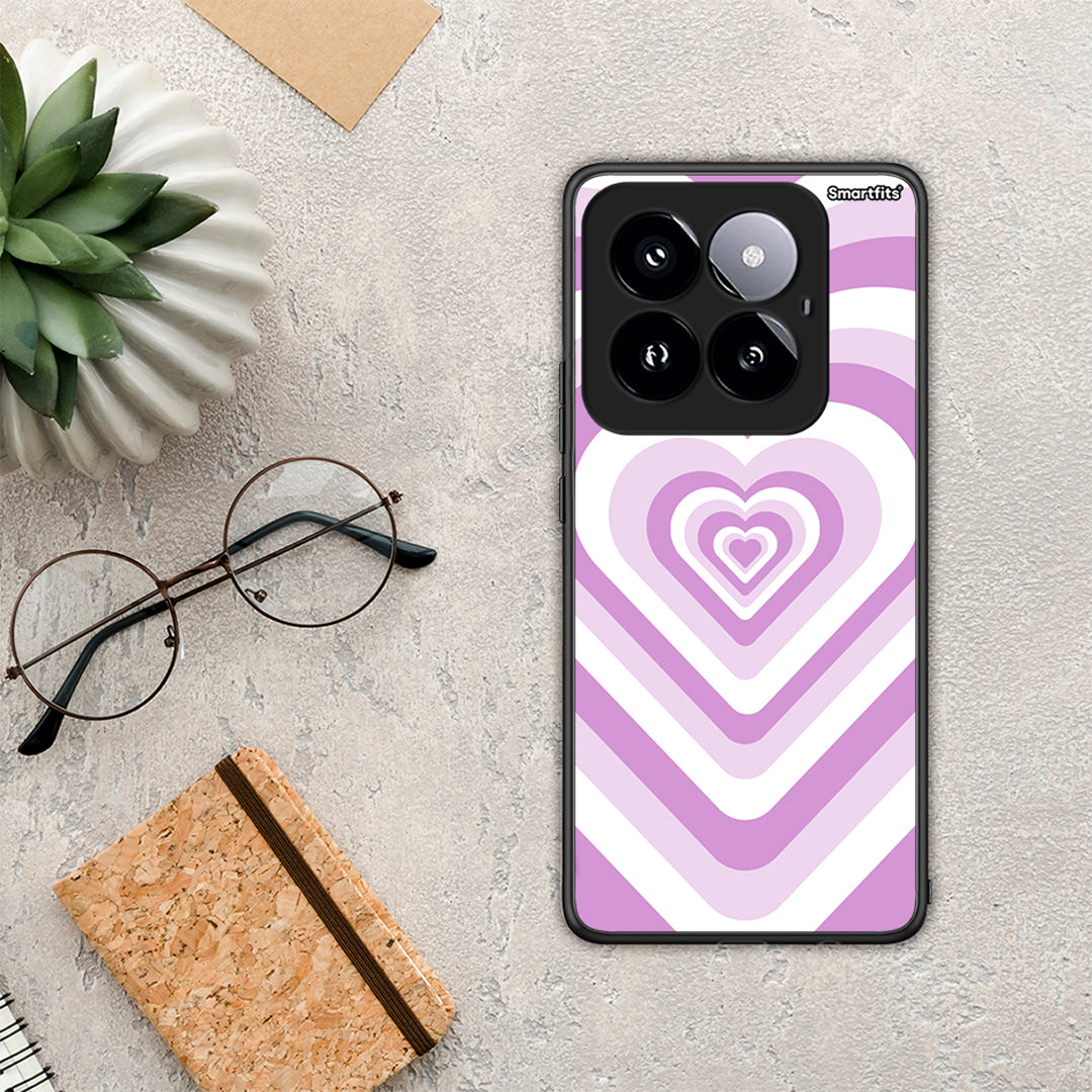 Lilac Hearts - Xiaomi 14 Pro 5G case