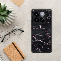 Thumbnail for Marble Black Rosegold - Xiaomi 14 Pro 5G case