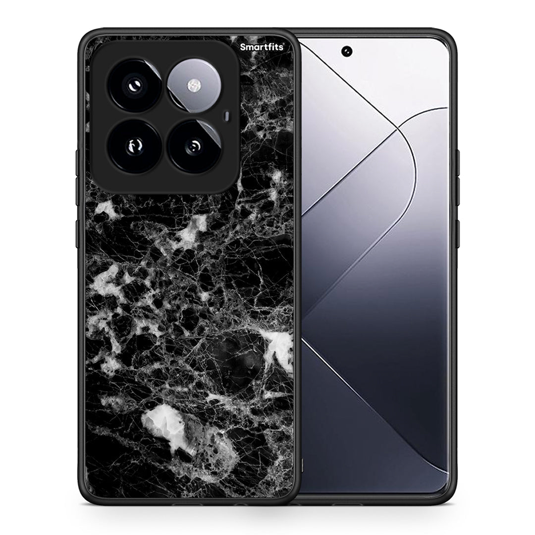 Θήκη Xiaomi 14 Pro 5G Male Marble από τη Smartfits με σχέδιο στο πίσω μέρος και μαύρο περίβλημα | Xiaomi 14 Pro 5G Male Marble case with colorful back and black bezels