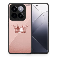 Thumbnail for Θήκη Xiaomi 14 Pro 5G Crown Minimal από τη Smartfits με σχέδιο στο πίσω μέρος και μαύρο περίβλημα | Xiaomi 14 Pro 5G Crown Minimal case with colorful back and black bezels