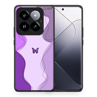 Thumbnail for Purple Mariposa - Xiaomi 14 Pro 5g case