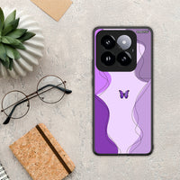 Thumbnail for Purple Mariposa - Xiaomi 14 Pro 5g case