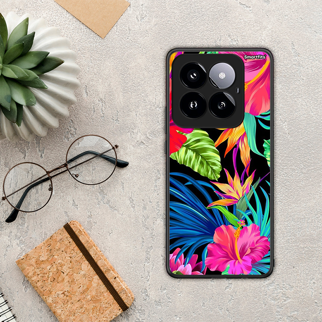 Tropical Flowers - Xiaomi 14 Pro 5G case