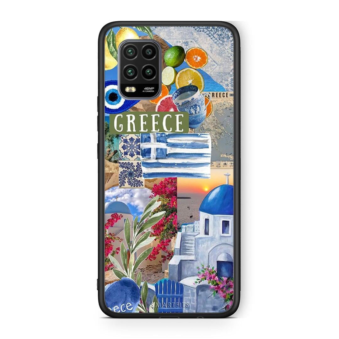 Xiaomi Mi 10 Lite All Greek Θήκη από τη Smartfits με σχέδιο στο πίσω μέρος και μαύρο περίβλημα | Smartphone case with colorful back and black bezels by Smartfits