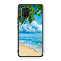 Thumbnail for Xiaomi Mi 10 Lite Beautiful Beach θήκη από τη Smartfits με σχέδιο στο πίσω μέρος και μαύρο περίβλημα | Smartphone case with colorful back and black bezels by Smartfits