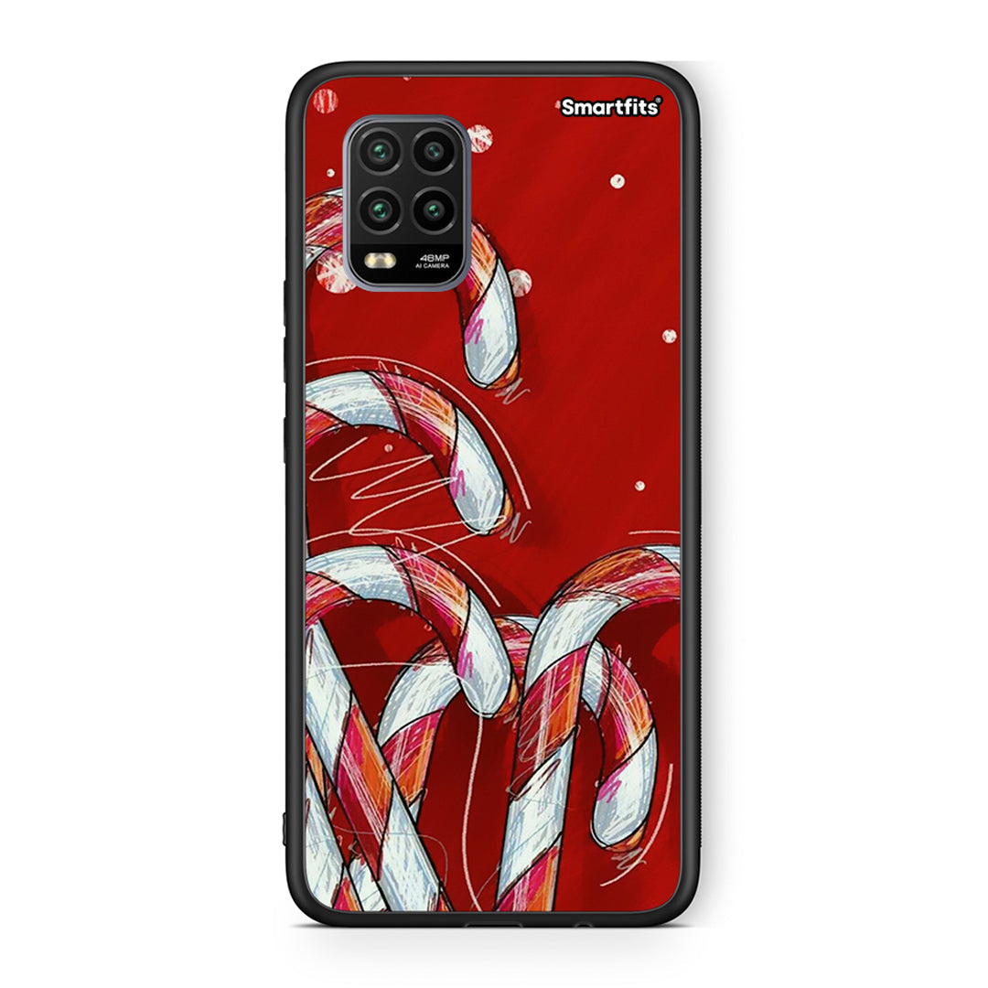 Xiaomi Mi 10 Lite Candy Cane θήκη από τη Smartfits με σχέδιο στο πίσω μέρος και μαύρο περίβλημα | Smartphone case with colorful back and black bezels by Smartfits