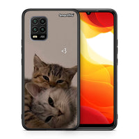 Thumbnail for Θήκη Xiaomi Mi 10 Lite Cats In Love από τη Smartfits με σχέδιο στο πίσω μέρος και μαύρο περίβλημα | Xiaomi Mi 10 Lite Cats In Love case with colorful back and black bezels