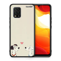 Thumbnail for Θήκη Xiaomi Mi 10 Lite Dalmatians Love από τη Smartfits με σχέδιο στο πίσω μέρος και μαύρο περίβλημα | Xiaomi Mi 10 Lite Dalmatians Love case with colorful back and black bezels
