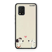 Thumbnail for Xiaomi Mi 10 Lite Dalmatians Love θήκη από τη Smartfits με σχέδιο στο πίσω μέρος και μαύρο περίβλημα | Smartphone case with colorful back and black bezels by Smartfits