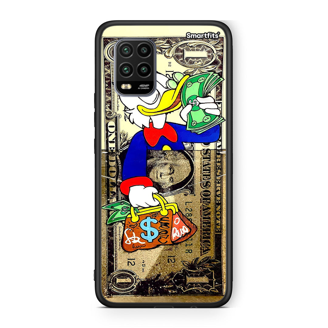 Xiaomi Mi 10 Lite Duck Money Θήκη από τη Smartfits με σχέδιο στο πίσω μέρος και μαύρο περίβλημα | Smartphone case with colorful back and black bezels by Smartfits