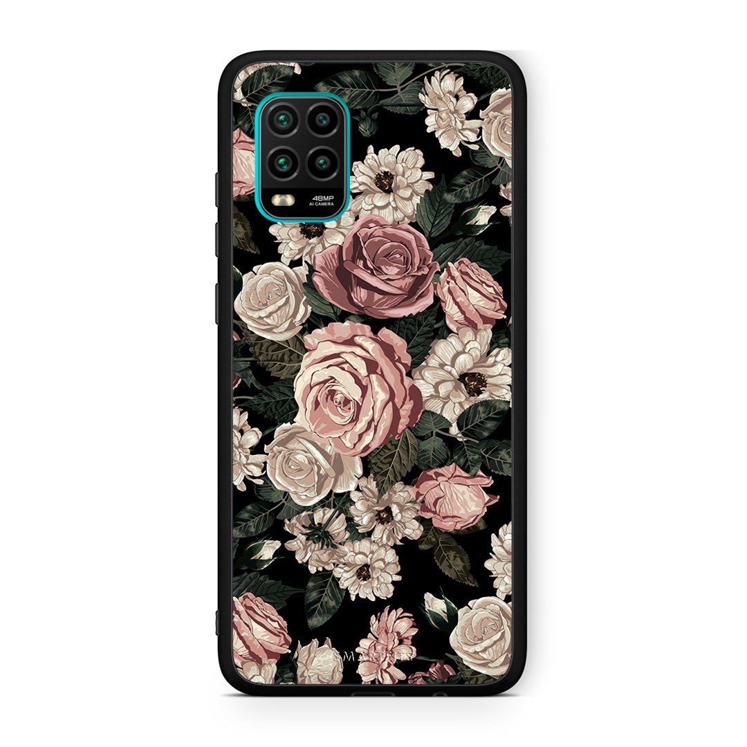 4 - Xiaomi Mi 10 Lite Wild Roses Flower case, cover, bumper