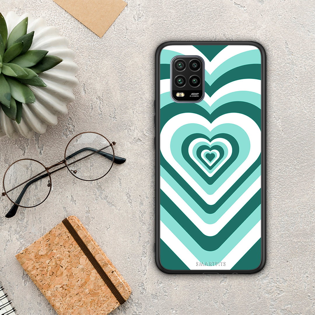 Green Hearts - Xiaomi Mi 10 Lite case