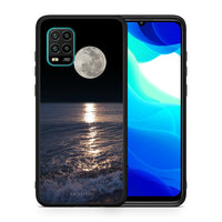 Thumbnail for Θήκη Xiaomi Mi 10 Lite Moon Landscape από τη Smartfits με σχέδιο στο πίσω μέρος και μαύρο περίβλημα | Xiaomi Mi 10 Lite Moon Landscape case with colorful back and black bezels