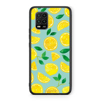 Thumbnail for Xiaomi Mi 10 Lite Lemons θήκη από τη Smartfits με σχέδιο στο πίσω μέρος και μαύρο περίβλημα | Smartphone case with colorful back and black bezels by Smartfits