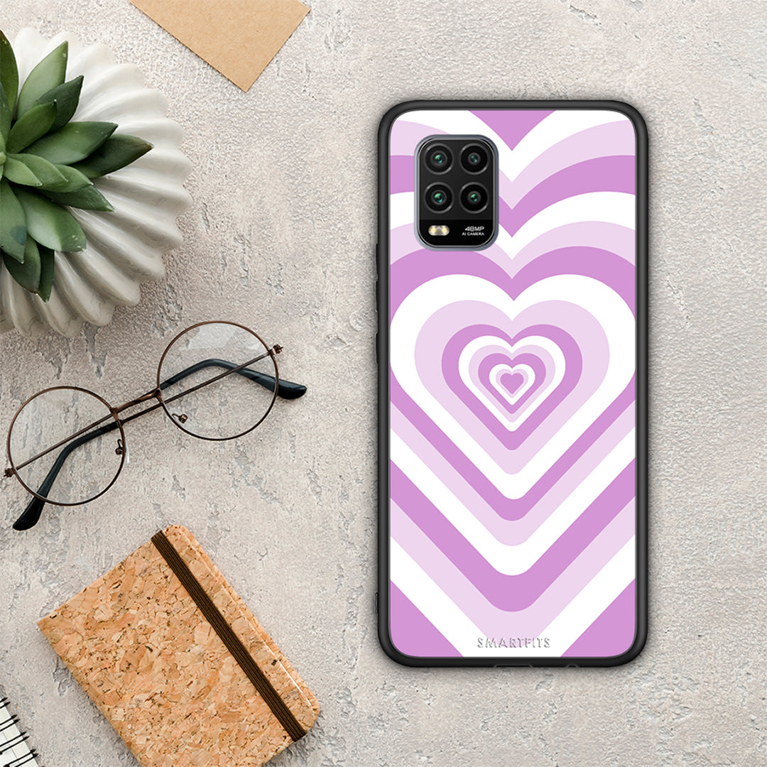 Lilac Hearts - Xiaomi Mi 10 Lite θήκη