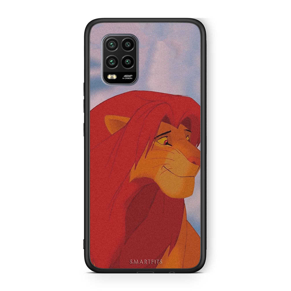 Xiaomi Mi 10 Lite Lion Love 1 Θήκη Αγίου Βαλεντίνου από τη Smartfits με σχέδιο στο πίσω μέρος και μαύρο περίβλημα | Smartphone case with colorful back and black bezels by Smartfits