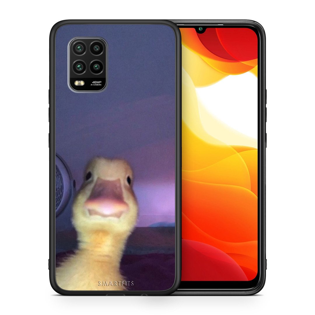 Θήκη Xiaomi Mi 10 Lite Meme Duck από τη Smartfits με σχέδιο στο πίσω μέρος και μαύρο περίβλημα | Xiaomi Mi 10 Lite Meme Duck case with colorful back and black bezels