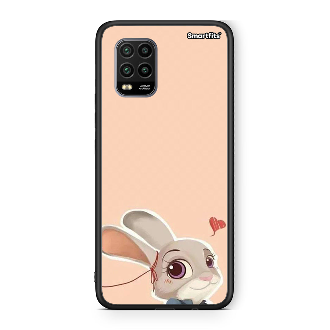 Xiaomi Mi 10 Lite Nick Wilde And Judy Hopps Love 2 θήκη από τη Smartfits με σχέδιο στο πίσω μέρος και μαύρο περίβλημα | Smartphone case with colorful back and black bezels by Smartfits