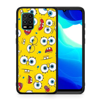 Thumbnail for Θήκη Xiaomi Mi 10 Lite Sponge PopArt από τη Smartfits με σχέδιο στο πίσω μέρος και μαύρο περίβλημα | Xiaomi Mi 10 Lite Sponge PopArt case with colorful back and black bezels