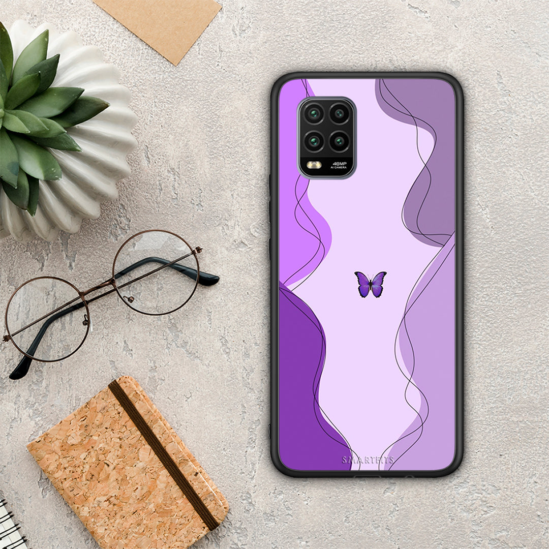 Purple Mariposa - Xiaomi Mi 10 Lite case