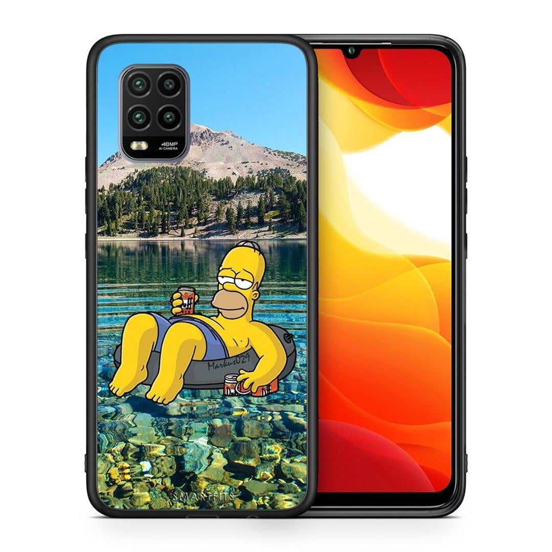 Θήκη Xiaomi Mi 10 Lite Summer Happiness από τη Smartfits με σχέδιο στο πίσω μέρος και μαύρο περίβλημα | Xiaomi Mi 10 Lite Summer Happiness case with colorful back and black bezels