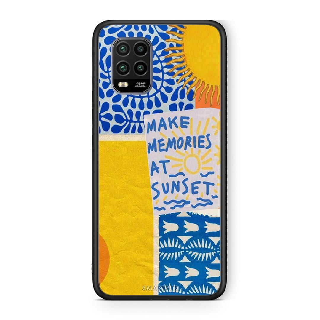 Xiaomi Mi 10 Lite Sunset Memories Θήκη από τη Smartfits με σχέδιο στο πίσω μέρος και μαύρο περίβλημα | Smartphone case with colorful back and black bezels by Smartfits