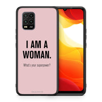 Thumbnail for Θήκη Xiaomi Mi 10 Lite Superpower Woman από τη Smartfits με σχέδιο στο πίσω μέρος και μαύρο περίβλημα | Xiaomi Mi 10 Lite Superpower Woman case with colorful back and black bezels